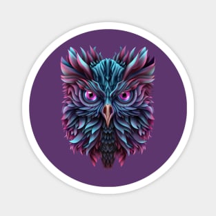 Purple OWL Magnet